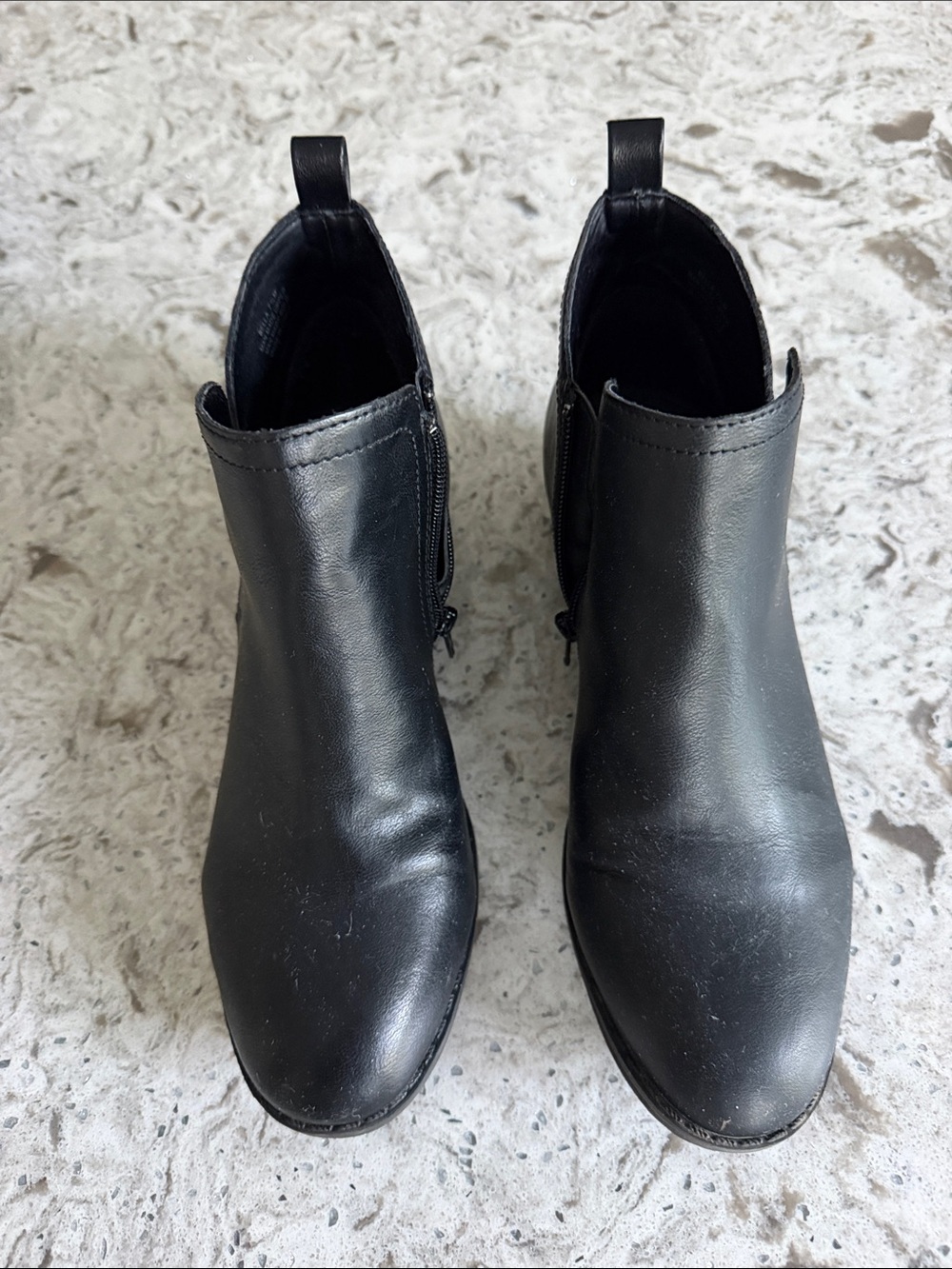 Massini Classic Black Leather Ankle Boots - Women